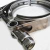 ZUCZUG from 1.5 Inch to 6.0inch  SS304 Anti-Rust Temperature Resistance Exhaust  V Band Clamp (Clamp Only, NO Flange Included)