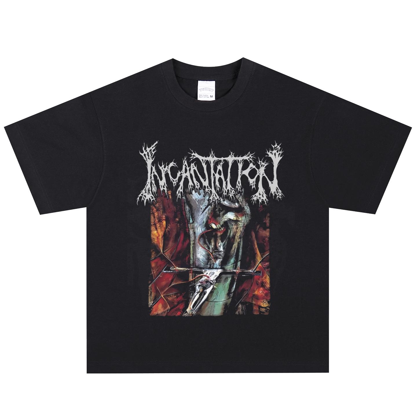 Incantation T-Shirt, Soft Fabric Casual Daily Wear XXXL