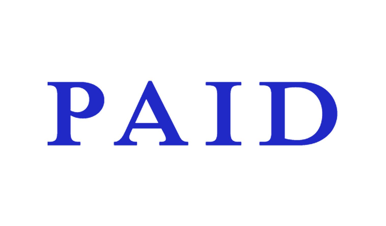 

Printtoo Paid Self Inking Rubber Stamp Pre-Inked Office Stamp- Home Office Business Stationery, Black- 42 x 9 синій