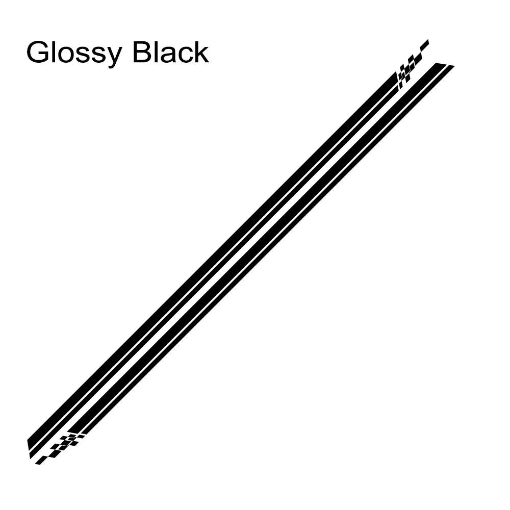 Боковые наклейки на автомобиль для Nissan Elgrand E50 E51 E52 2.5 3.5 Запчасти Автодом Графика в виде полос Аксессуары для тюнинга Виниловые наклейки Glossy Black