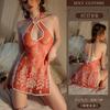 Fun Underwear Sexy Antique Cheongsam Hot Perspective Mesh Thin Pajamas Uniform