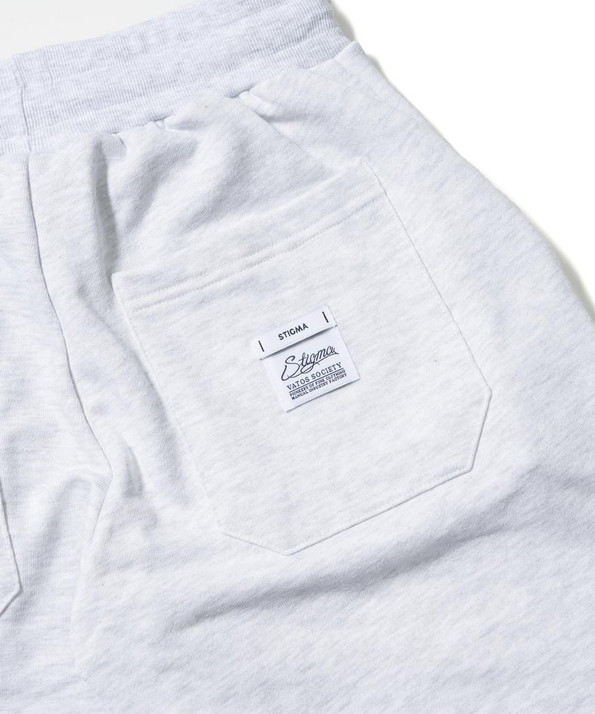 STIGMA Stgm Logo Short Pants White Melange