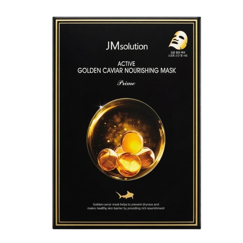 JMSOLUTION Active Golden Caviar Nourishing Prime Mask (10 Sheets)