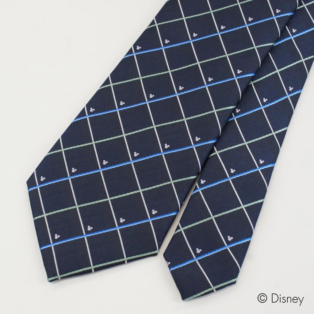 [Disney] Mickey Mouse Tie, Product WAD-59, Navy, Size F