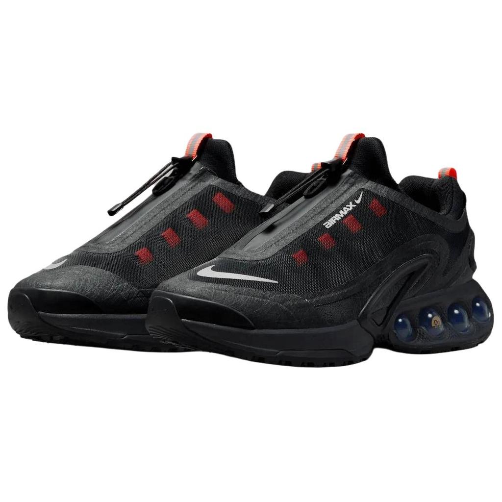 Nike Air Max DN Roam Comfortable Running Shoes Unisex Sneakers Black Red IH2138-001