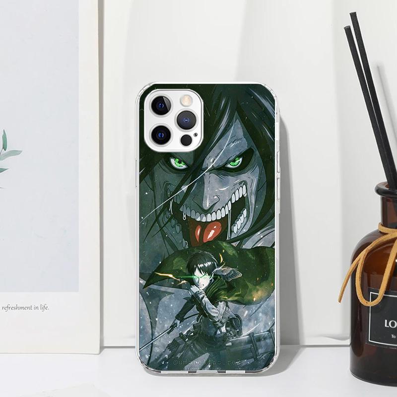 

Attack-Titan Eren Phone Case For Iphone 17 Air 16 15 Plus 16E 14 Pro Max 13 Mini 12 11 7 8 SE Fundas Soft Back Cover 17 Air 16 1 iPhone 17