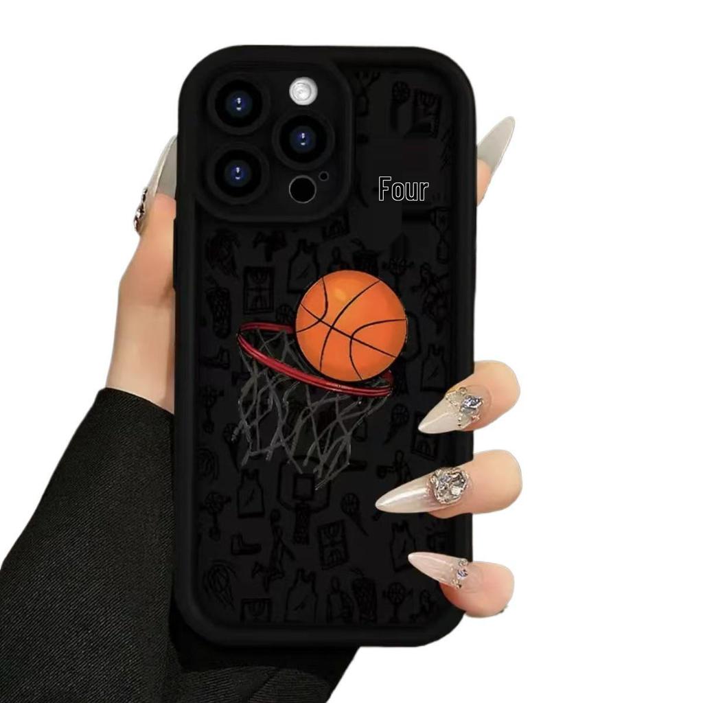 Basketball Texture Phone Case for Apple 17 Pro Max/iPhone 16/15/14/13 Pro