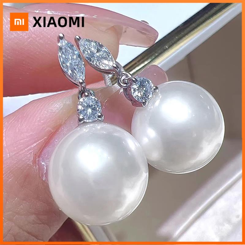 Xiaomi Huitan Imitation Pearl Women Drop Earrings Luxury Wedding Engagement Elegant Accessories Inlaid Shiny CZ Fashion Lady Jewelry