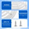 Replacement Cover Main Drain Swimming Pool Accessary with Screws White