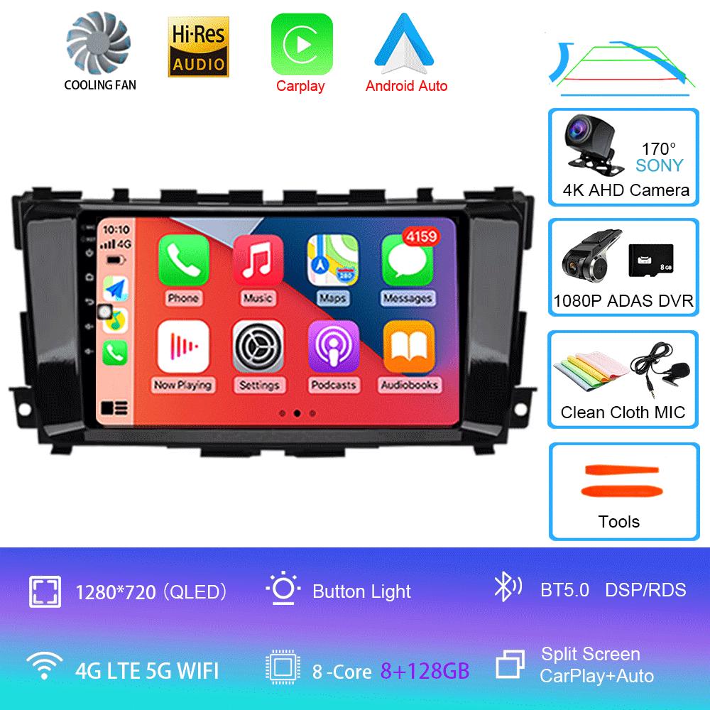 For Nissan Teana 3 Altima 5 L33 2013 - 2020 Video Player Navigation GPS Car Radio Multimedia Android 14 WIFI Touch Screen 9 10"