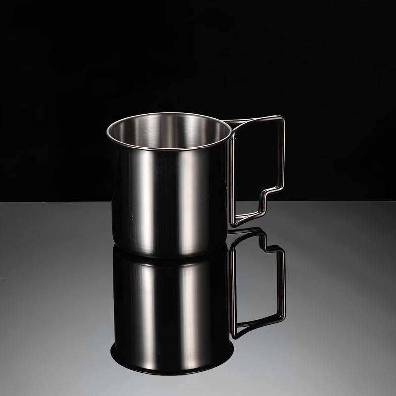 ZISIZ Outdoor Camping Mug with Folding Handle