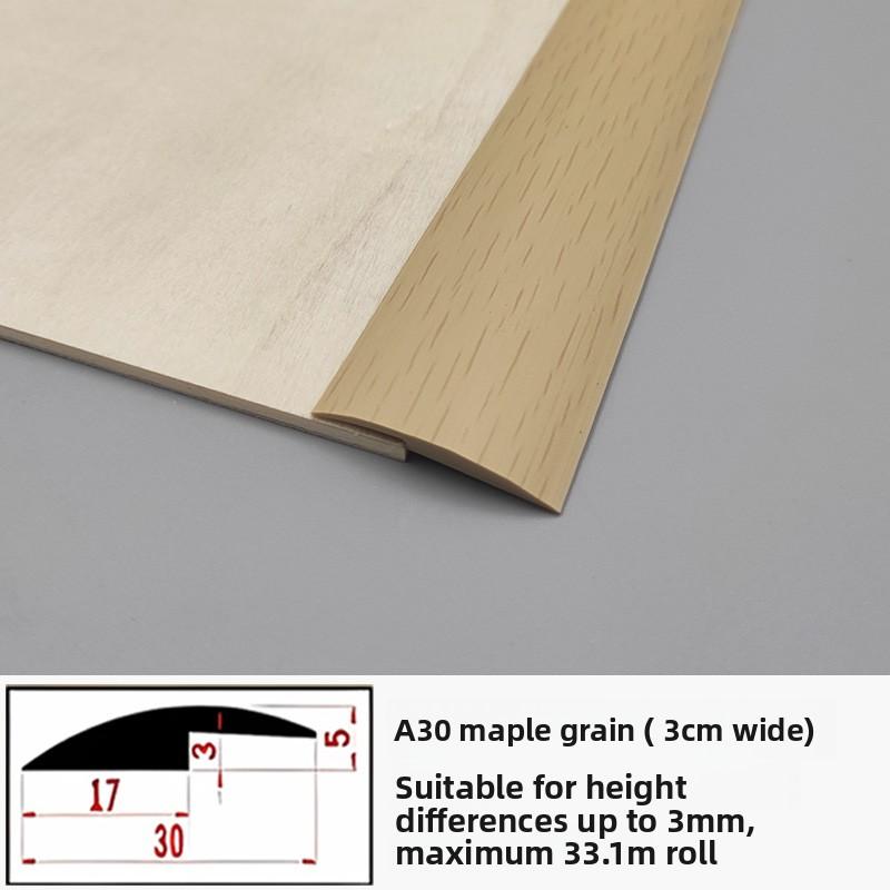 1m Self Adhesive Edge Trim Strip Wood Grain Retro PVC Floor Home Decoration Easy Install Floor Transition and Sealing Floor