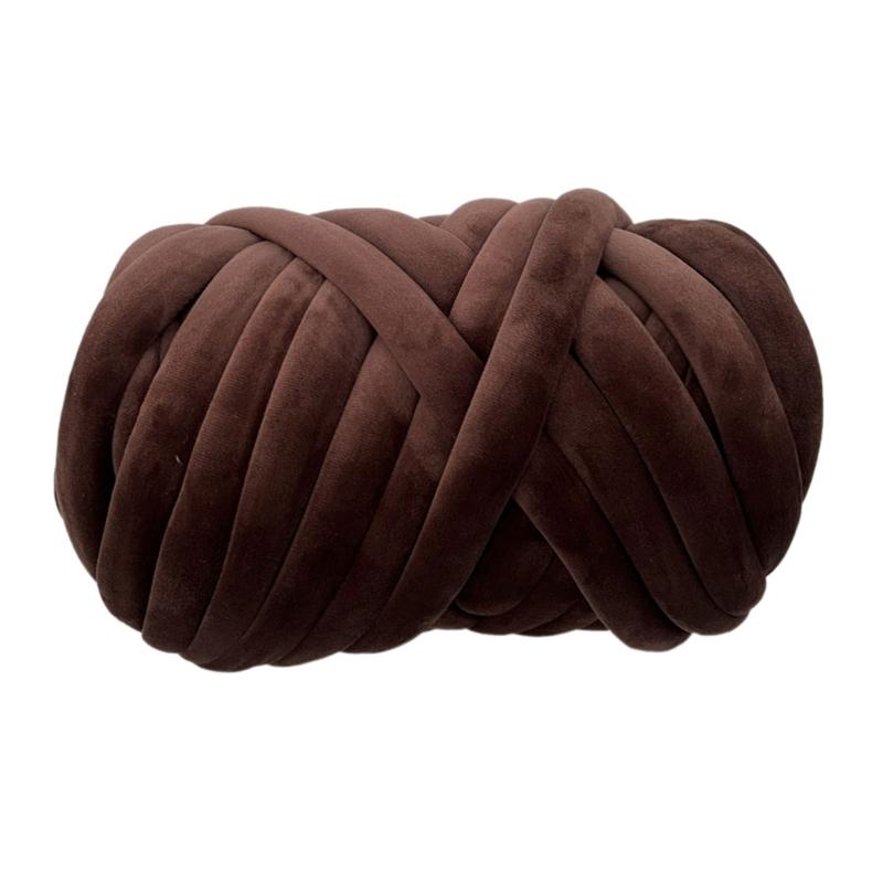 Ață de bumbac cu împletitură de cristal, fire groase și tubulare pentru pături și perne