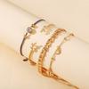 4 Pcs/set Women's Bracelet Rhinestone Simple Style Alloy Bracelet