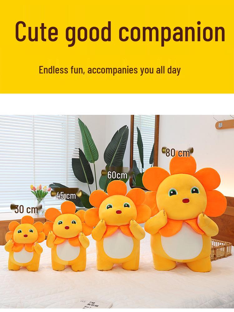 Sunflower Little Milk Dragon Plush Toy - Festival & Birthday Gift Doll Cushion