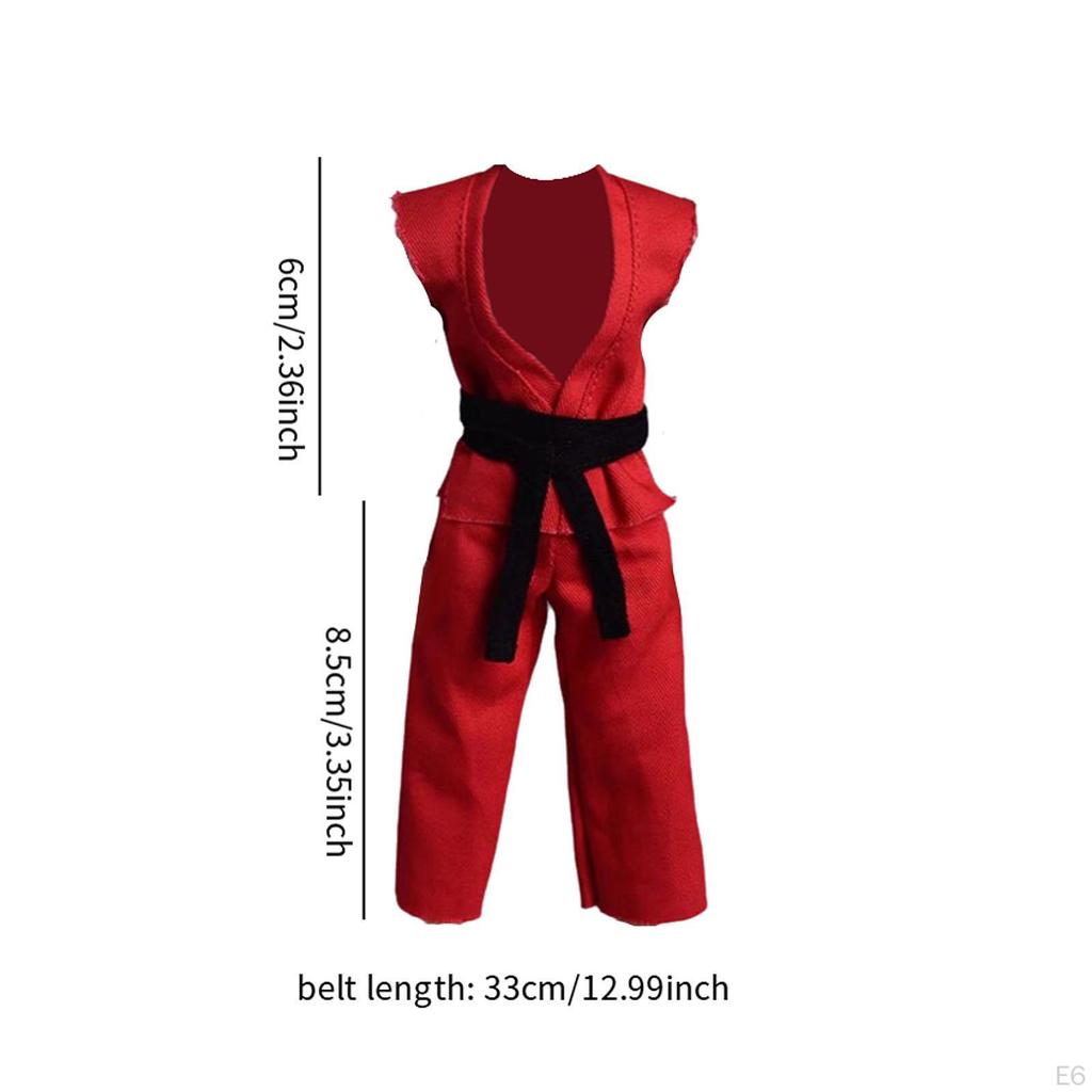 1/12 Action Figures Samurai Kimono 6" Figure Fighting Judo Uniform Cosplay Kids Adults Gifts Stylish