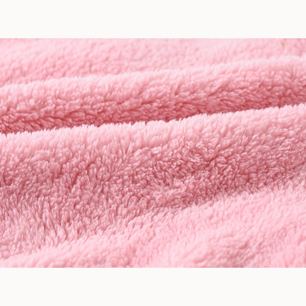 Fleece Children's Jackets Splicing Sleeve Cute Warm Fleece Boys and Girls Casual Sweater Warm Coat