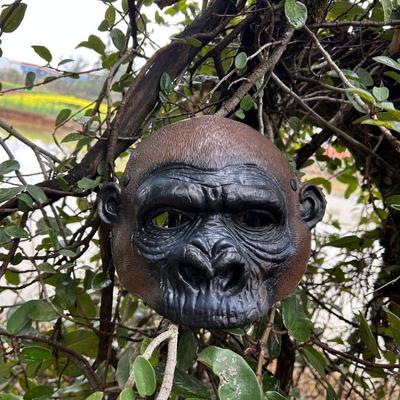 Gorilla PU Masken Kostüm für Halloween, Karneval und Rollenspiele