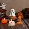 Halloween Crochet Ghost Decor Handmade Knitted Ghost Doll Funny Surprise Gag Gift for Women Friends Sister Bestie
