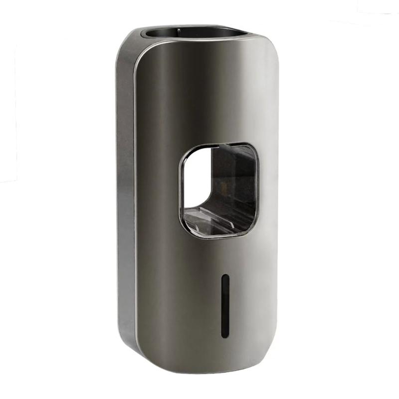 

Automatic Toothpastes Dispenser Wall Mounted for Bathroom Toothpastes Squeezer сірий колір