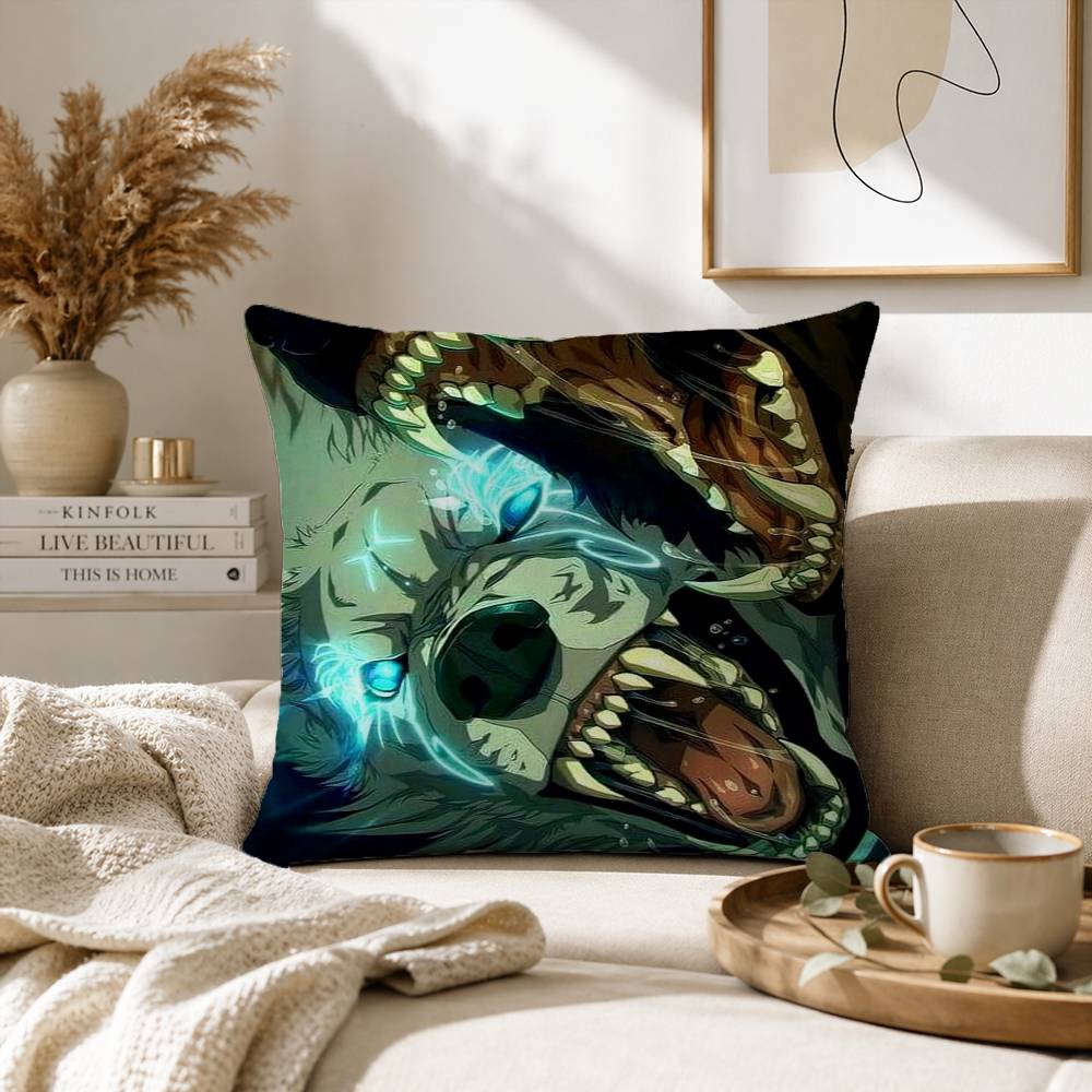 Angry Animal Wolf Fierce Pillow Case for Sofa Living Room Home office Decor Protective Cover
