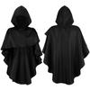 Post Apocalyptic Shawl Scarf Cloak Renaissances Medieval Hooded Scarf Shaman Cowl Halloween Wizard Costumes Women Men
