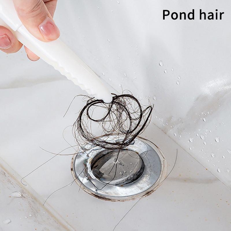Cute Duck Bathroom Hair Catcher Self Adhesive Wall Mount Reusable Waterproof Hair Trap for Shower Sink