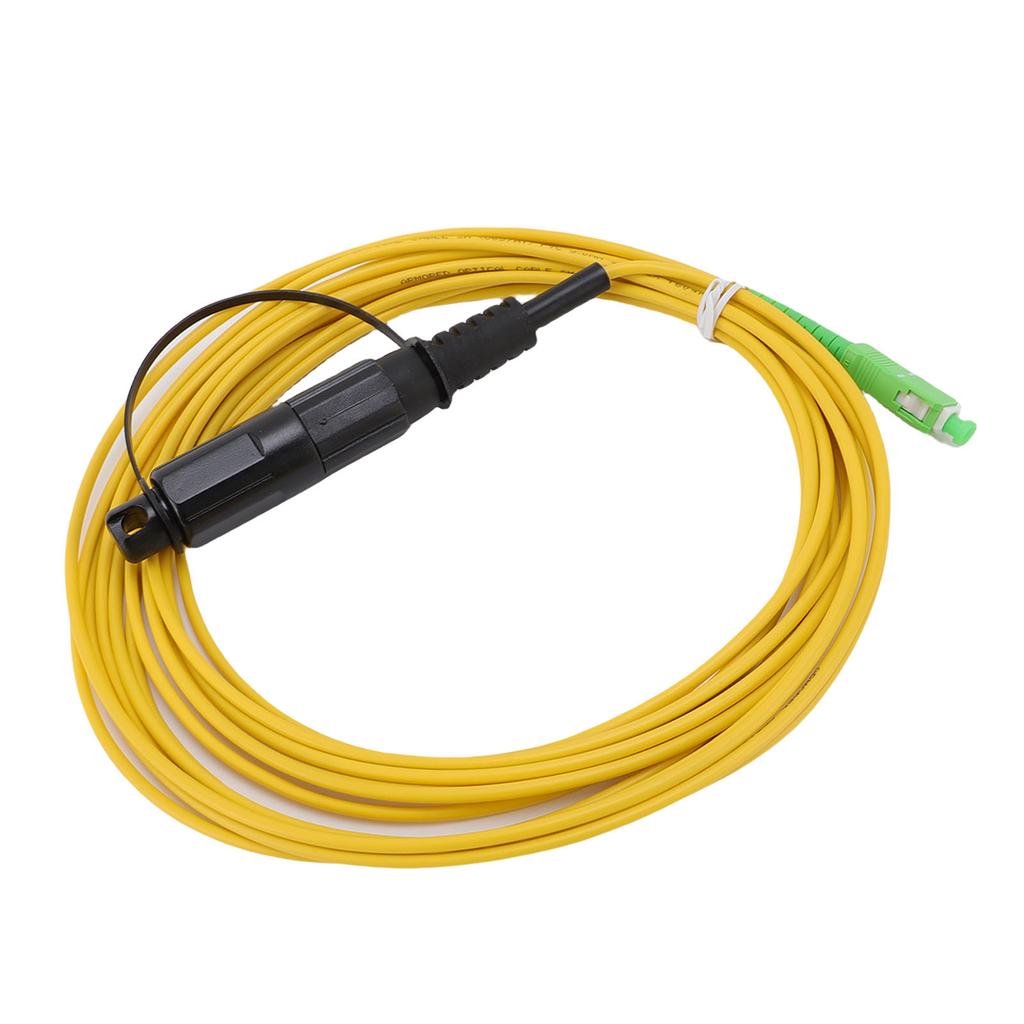 LWL-Patchkabel Wasserdicht Singlemode Armiert Jumperkabel SC Abgewinkelt Physisch Kontaktierender Stecker