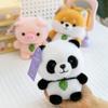 New Cute Little Panda Doll Doll Rabbit Animal Plush Toy Table Companion Cute Pet Series Children's Gift