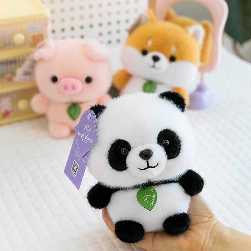 New Cute Little Panda Doll Doll Rabbit Animal Plush Toy Table Companion Cute Pet Series Children's Gift