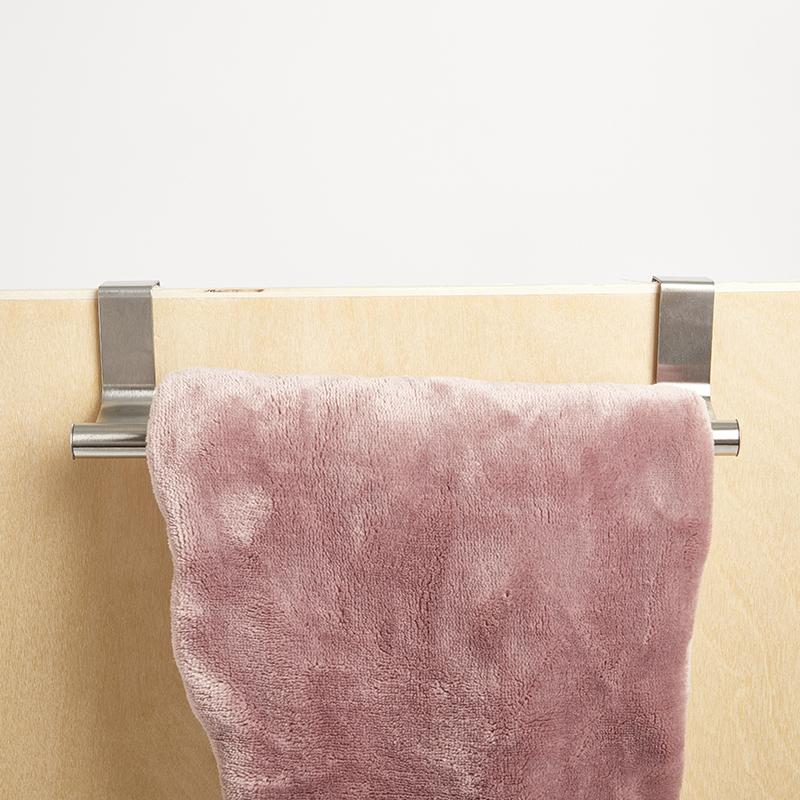 Håndklestang Hengende Holder Rustfritt Stål Bad Kjøkken Skap Klutstativ Hylle