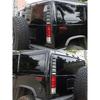 For Hummer H2 2003-2009 Stainless Steel Silver Car Tail Light Lamp Trim Bezel Cover Trim Sticker Car Accessories