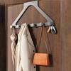 Over The Door Hooks, Door Hanger Hooks for Hanging, Over The Doors Towel Racks for Bathroom with 6 Coat Hook, Coat Rack Dorm