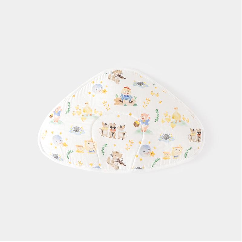 Newborn Cloud Pillow: Breathable Cotton, Sweat-Absorbent, Anti-Vomiting, Shaping Pillow with Towel