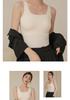 Square Neck Seamless Camisole with Chest Pads: Comfortable, Wide Strap, Fixed Cups, Beautiful Back Design for Women.