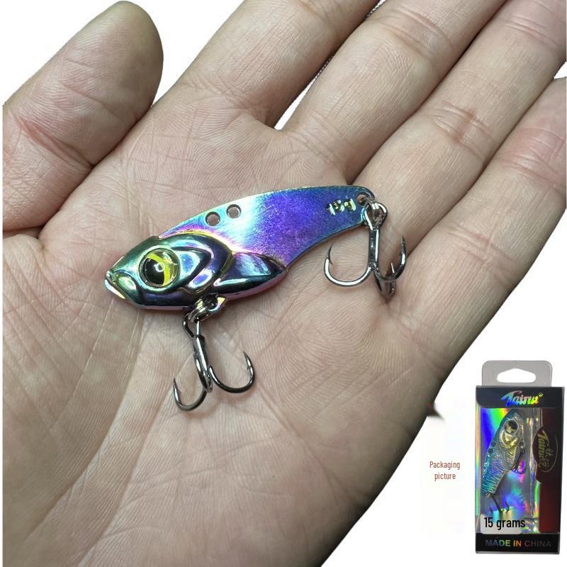 Mehrfarbige Klapperschlangen Bionische VIB Metall Spinner Köder