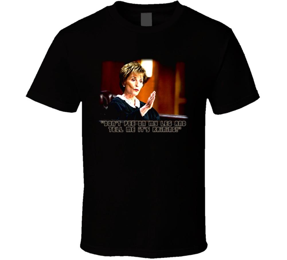 Judge Judy Sheindlin Tv Show Funny T Shirt Mens Womens Tees Top 2XL