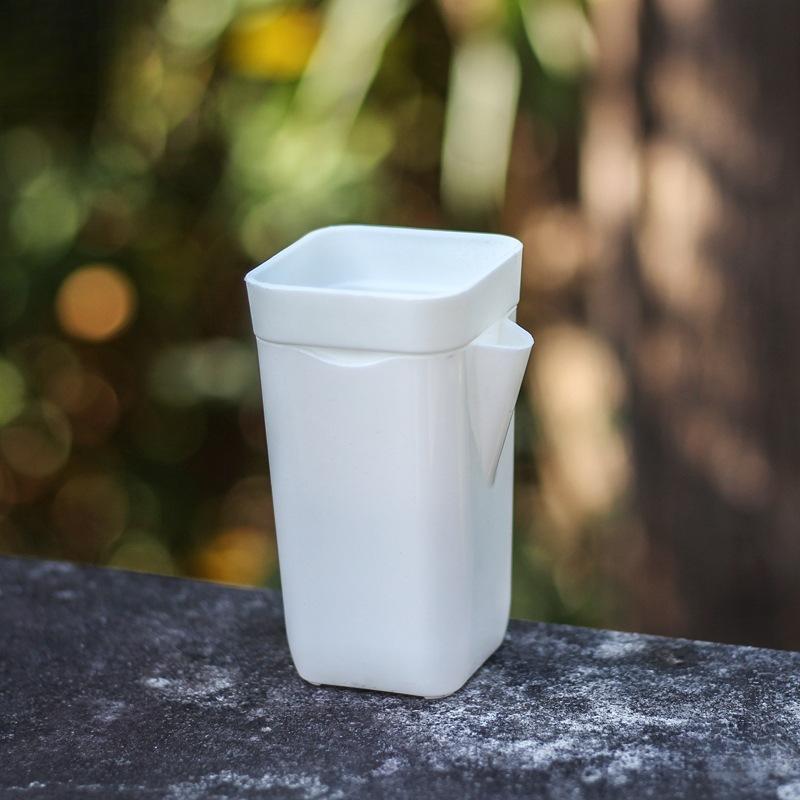 Self Watering Pots Watering Nursery Pot With Drainage Holes Translucent Plastic Planters Mini Flower Seedlings Pot