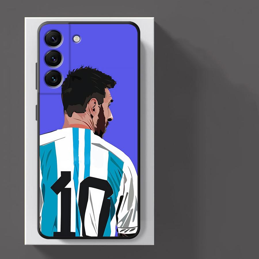 Football Star Numbers Phone Case for Samsung Galaxy A21s A22 A23 A25 A33 A34 A52s A53 A54 A55 A71 A26 A36 A56 Soft Cover