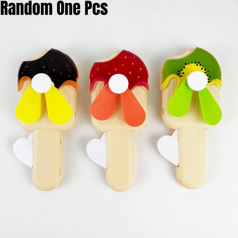 

Ручной вентилятор игрушка Единорог Животное Форма еды Ручное нажатие Детский Портативный для путешествий Popsicle