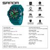 Sanda Dual Display Waterproof Sports Watch: Trendy & Unique Design