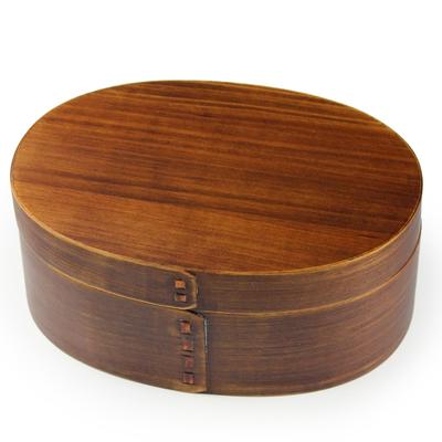 Fujishiro Kogei Magewappa Oválny obedár Lakovaný Urushi Vyrobené v Japonsku (veľký)