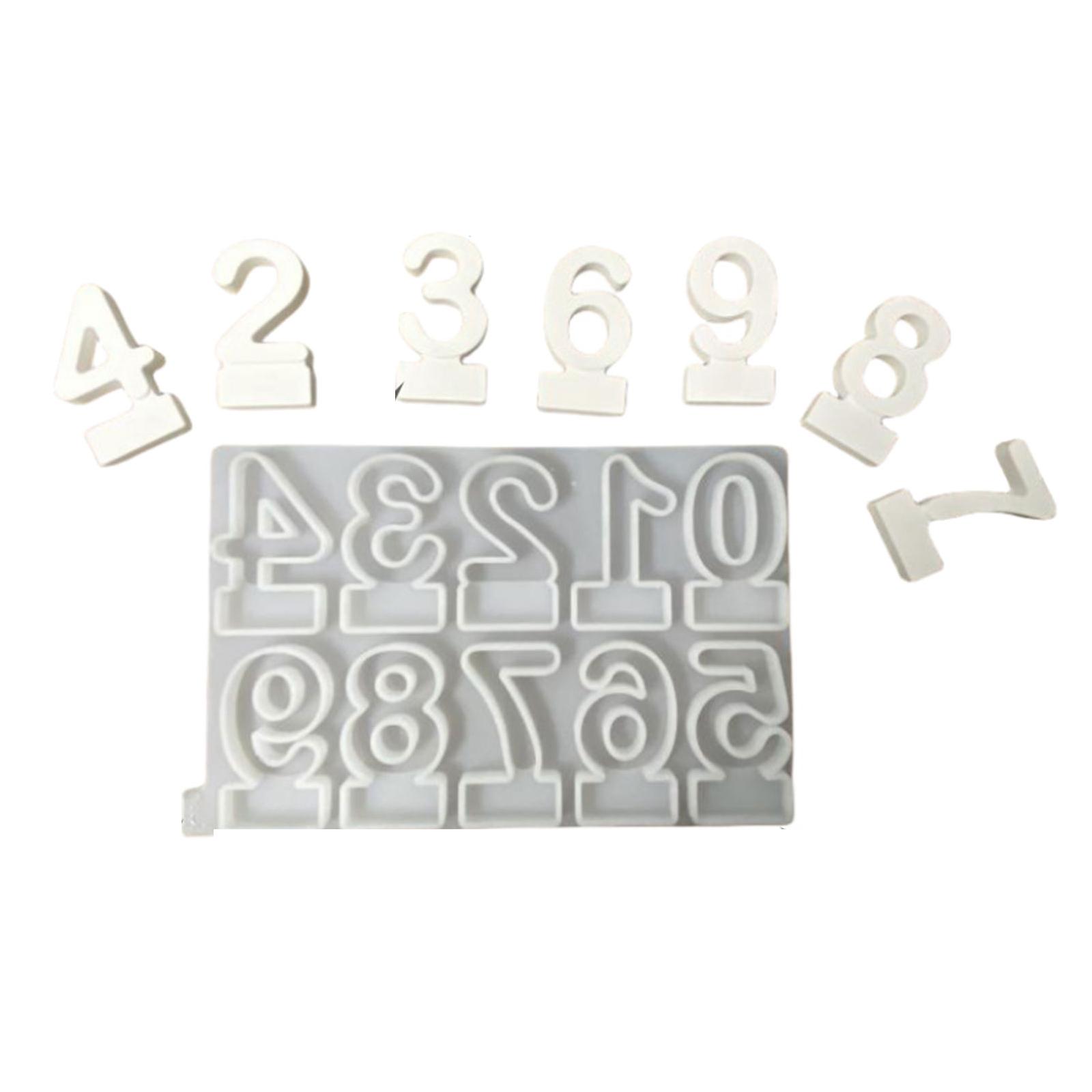 

Подсвечник силиконовая форма номер подсвечник эпоксидная смола формы DIY подсвечник литьевые формы для украшения дома A