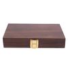 Watercolor Tray Palette 36 Wells Walnut Wood Watercolor Mixing Tray with Lid for Travel