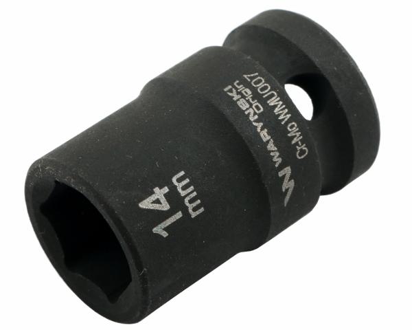 1/2" hexagonal impact socket. 14 . CrMo. DIN 3129. Waryński