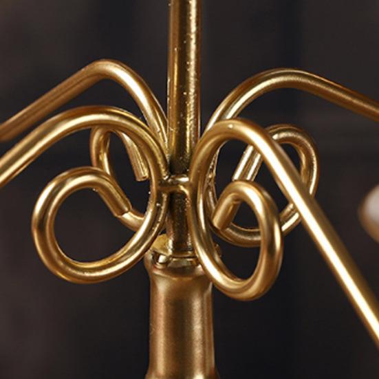 Vintage Iron Art Candle Holder Decoration Detachable 3/5-Arm Candlestick Home Office Living Room Metal Taper Candle Stand Table Centerpiece Ornament