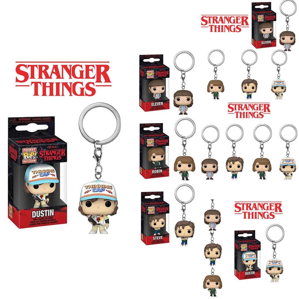 Funko Pop Stranger Things Pvc Brelok Wisiorek do Torby Breloczek Idealny Prezent Świąteczny Dla Fanów!