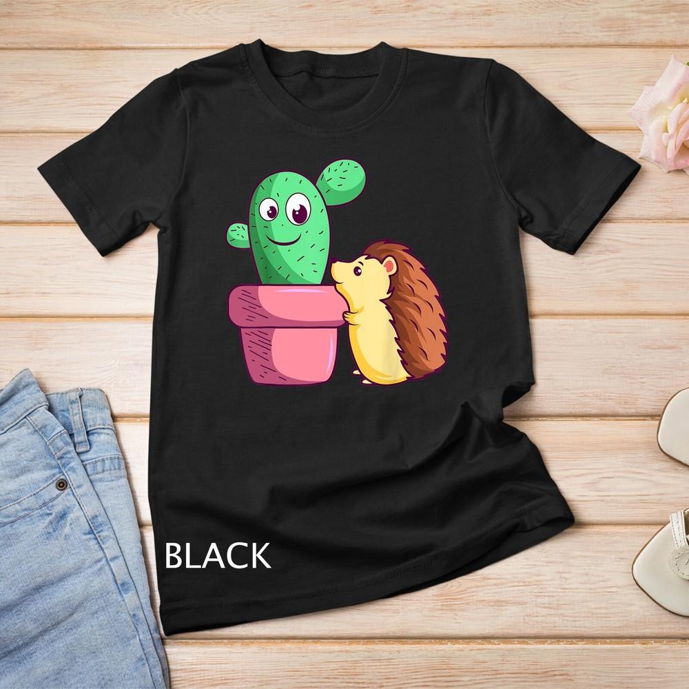 

Cactus Hedgehog Love Gardener Cacti Garden Succulent Plant Unisex T-shirt XL
