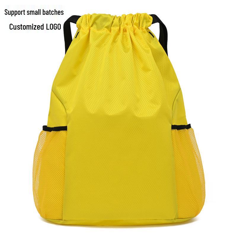 Custom Logo Drawstring Backpack: Gym, School, Tutoring & Shopping Bag