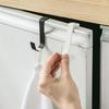 5 st. över dörren skåp lådkrokar stansfri installation Z-form kraftig kolstålskrok för köksskåp smal dörrhållare